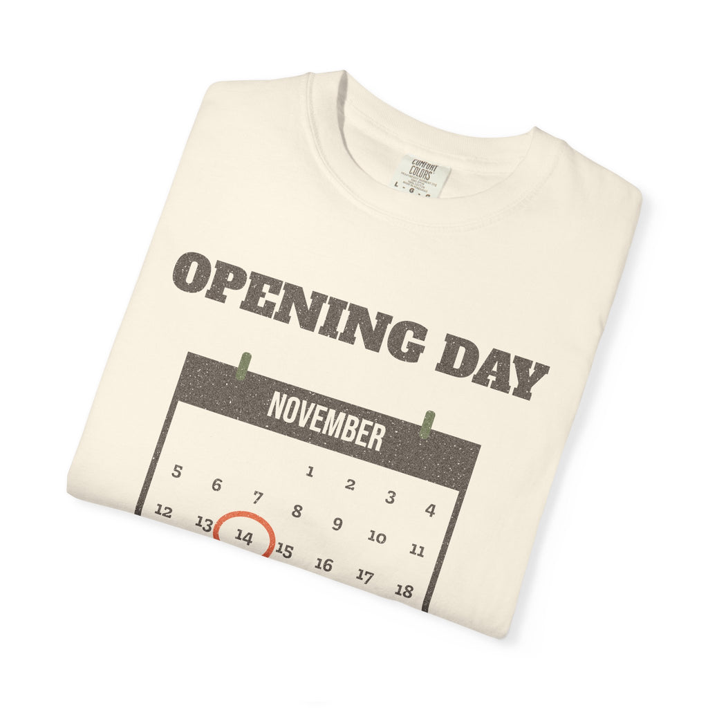 Opening Day Is My Holiday Tee - Ivory folded | Hook & Hunt Co.