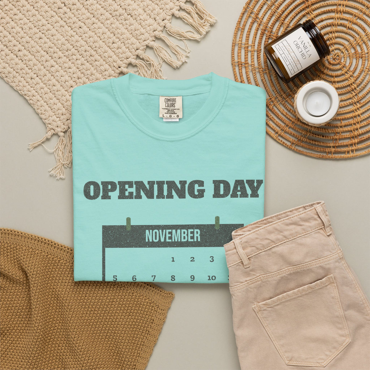 Opening Day Is My Holiday Tee - Chalky Mint lifestyle | Hook & Hunt Co.