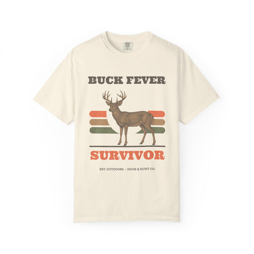Buck Fever Survivor Tee - Ivory front | Hook & Hunt Co.