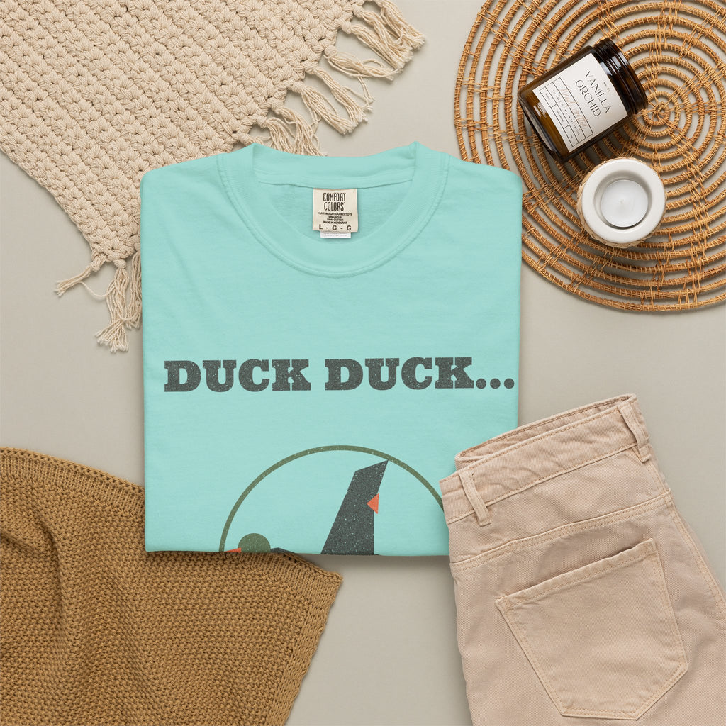 Duck Duck... Shoot Tee - Chalky Mint lifestyle | Hook & Hunt Co.